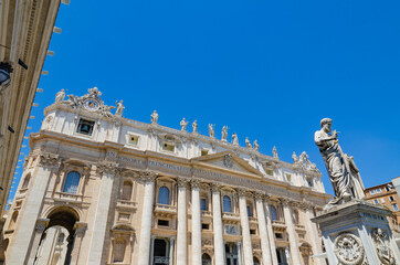 Obraz premium Facade of Saint Peter in the Vatican