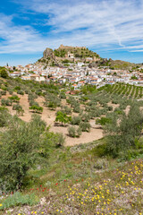Fototapeta na wymiar Moclín, small town in the province of Granada