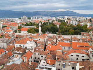 Fototapeta na wymiar Split panorama Europe,Croatia.