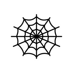 Isolated spiderweb icon. Halloween icon - Vector illustration