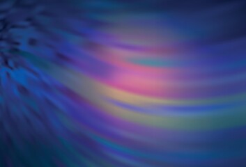 Dark Pink, Blue vector blurred shine abstract texture.