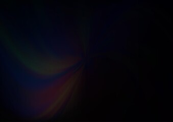 Dark Black vector abstract bright template. Colorful abstract illustration with gradient. The background for your creative designs.