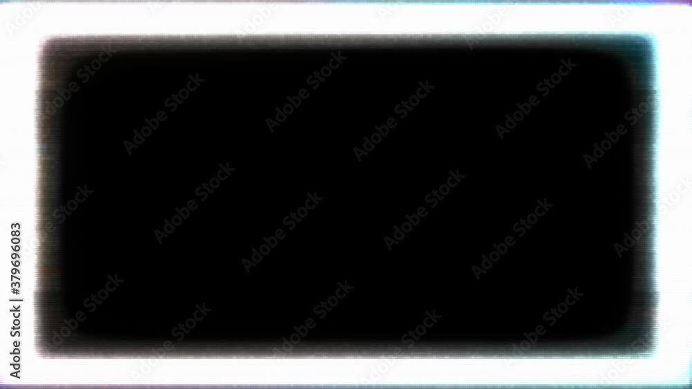 Poster bad tv signal screen ramp vignette damage pixel lines background