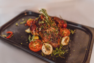 food photos italian pizza duck chicken © Karolina