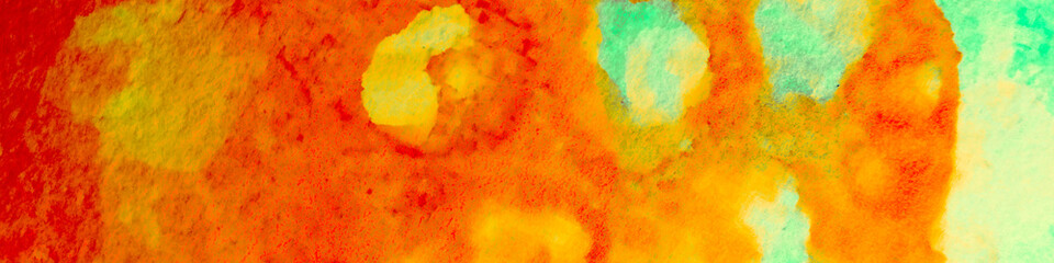 Dirty Ethnic Tone. Cyan Watercolor. Pen Ginger