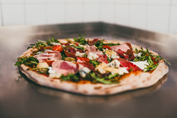 food photos italian pizza duck chicken © Karolina