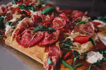 food photos italian pizza duck chicken © Karolina