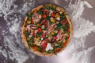 food photos italian pizza duck chicken © Karolina