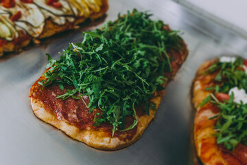 food photos italian pizza duck chicken © Karolina