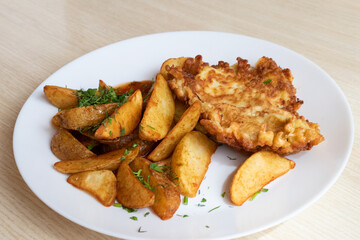 картофель и свинина