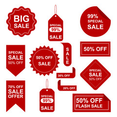 sale label collection for discount online store and marketing