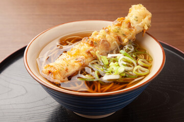 竹輪の添付r蕎麦
