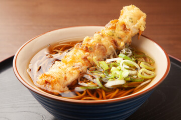 竹輪の添付r蕎麦