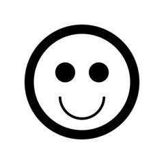 satisfaction emoji icon design black