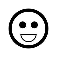 smile emoji icon design vector