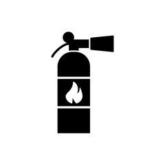 Fire Extinguisher Icon Design Vector Template Glyph And Outline Style