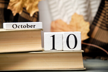 tenth day of autumn month calendar october