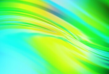 Light Blue, Green vector glossy abstract backdrop.