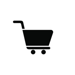 shopping cart and online shop icon vector