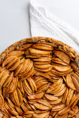 Warm freshly baked apple pie