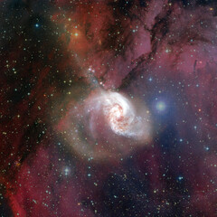 Nebula an interstellar cloud of star dust. Elements of this image furnished by NASA