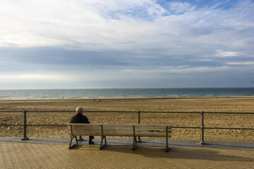 esplanade of Ostend Belgium