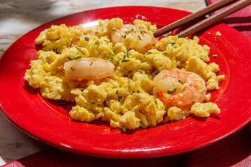 Chinese Shrimp Scrambled Eggs