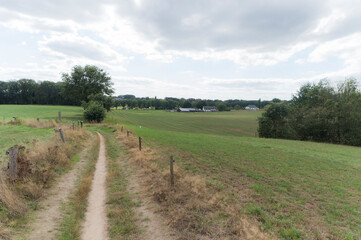 Obraz premium An agricultural field near Groesbeek, the Netherlands