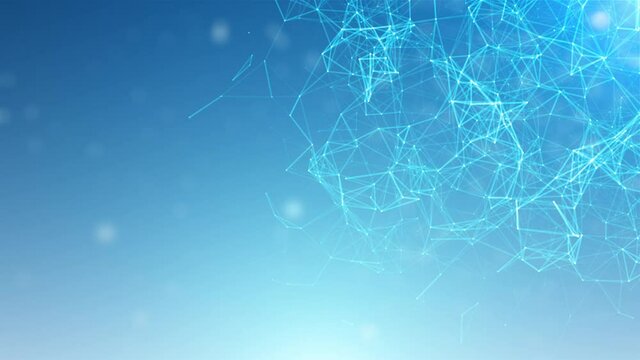 Data Network Information technology loop background