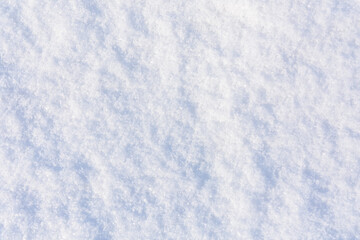Obraz premium Texture of the white fluffy snow for background