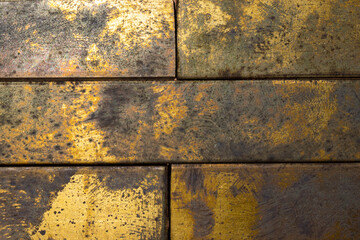Grunge copper metal structure background