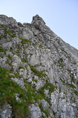 Great granite walls of Tatra ridges and peaks