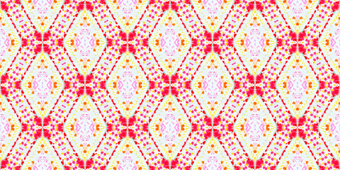 Fototapeta premium Watercolor Folk Tribal, Aztec Design.