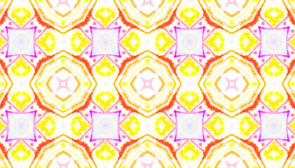 Seamless Rhombus, Geometric Ethnic Pattern.