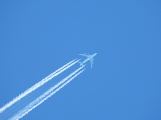 airplane in the sky
