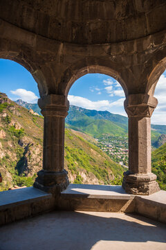 Ruined parts of Kobayr monastery (12th century), Armenia