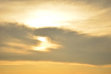 優しい夕陽