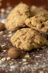 galletas de avena y nuez