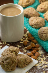 galletas de avena y almendras