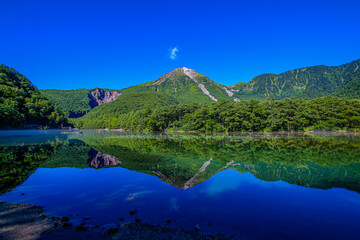 Fototapeta na wymiar mountain and lake