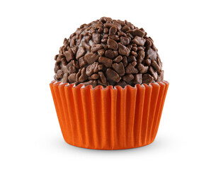 Brazilian traditional sweet isolated on white background. Handmade 