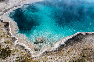 Abyss Pool, West Thumb Geyser Basin Area, Yellowstone National Park