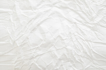 white crumpled paper