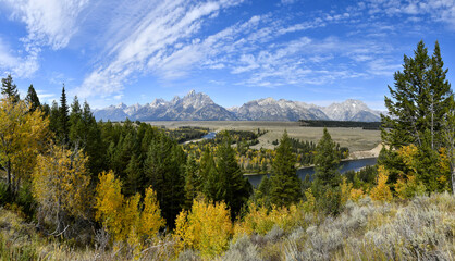 View of the Grand Tetons