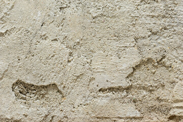 Dirty cement wall plastered surface background and texture pattern. Blank concrete rough wall for background.