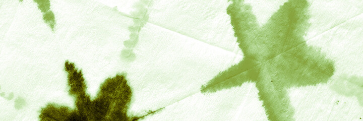 Tie Dye Design. Greenery Triangular Shibori. 