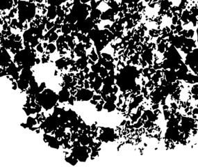 Vector brush stroke abstract oil paint texture element