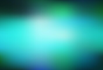 Obraz premium Light Green vector blurred bright template.