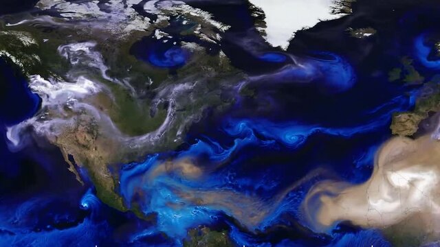 A simulation of recent hurricanes and aerosols over North American, 2010s