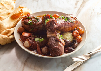 French Coq Au Vin Chicken